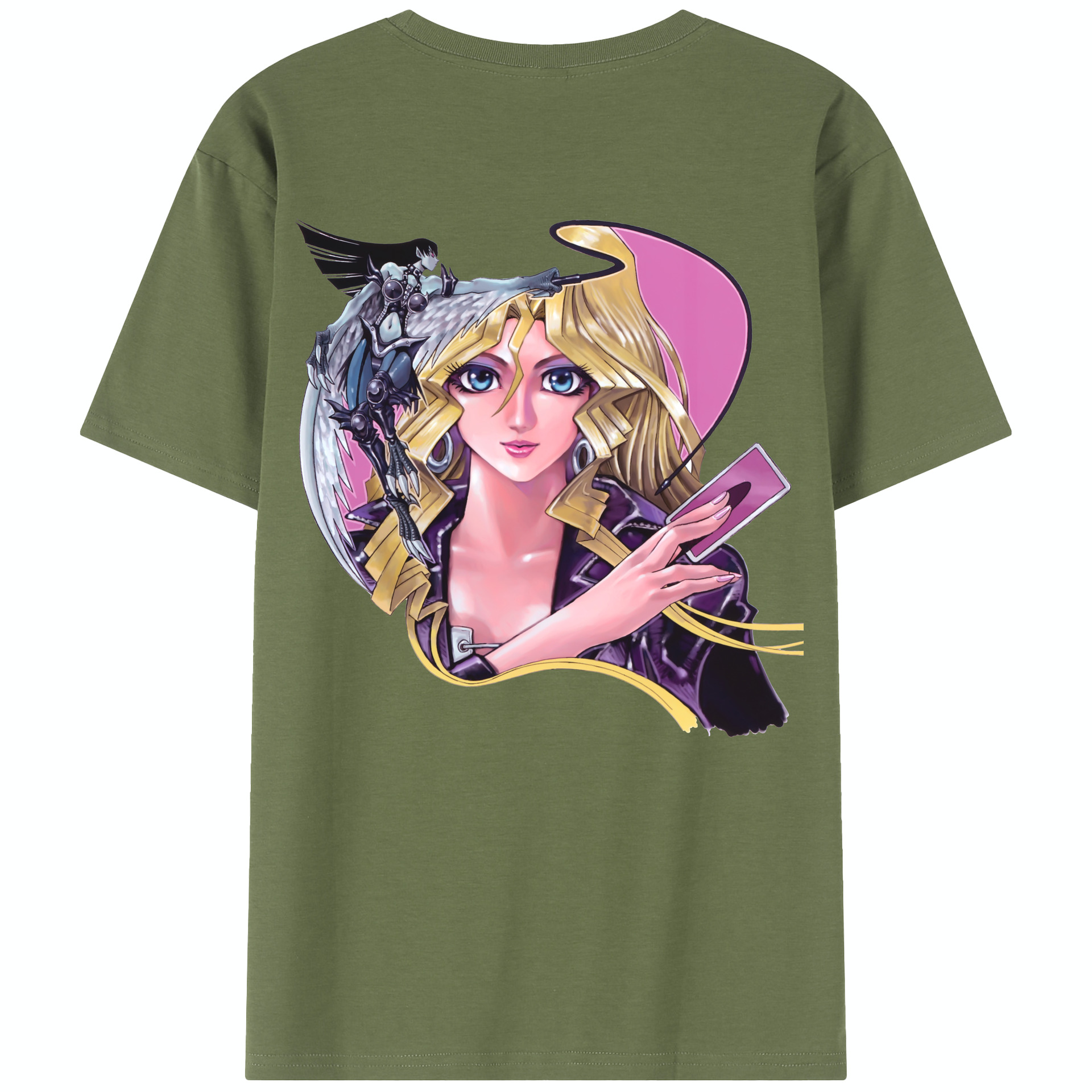 （画像用） 遊☆戯☆王 Yu-Gi-Oh! 綿100％半袖Tシャツ（背面プリント）